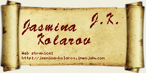 Jasmina Kolarov vizit kartica